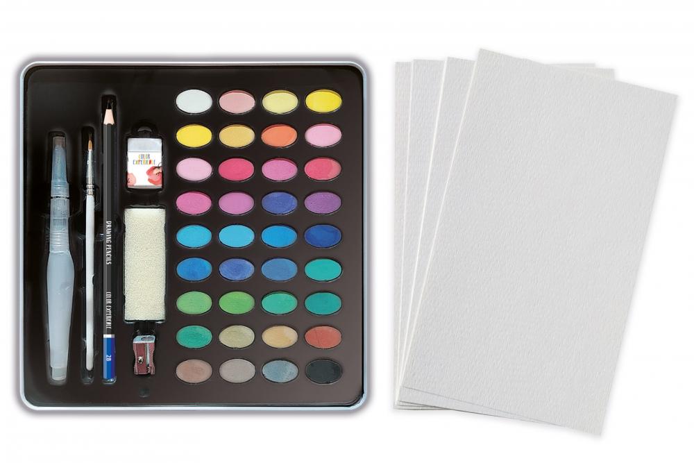 SET DE ACUARELAS ALPINO COLOR EXPERIENCE 43 PZAS