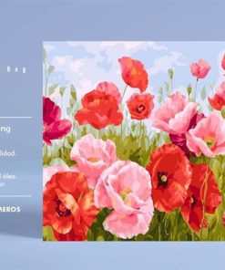 PINTAR POR NUMEROS SG-6008 AMAPOLAS EN PRIMAVERA