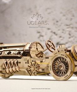COCHE DE CARRERAS MECANICO 3D UGEARS 70044