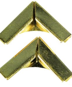 CANTONERA DORADA CARPETA 27X27X7 MM 4 UDS