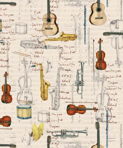 PAPEL TASSOTTI 70X100 CM REF. 380 INSTRUMENTOS