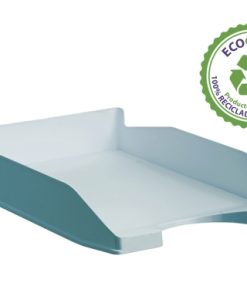 BANDEJA APILABLE RECICLADA SOBREMESA AZUL PASTEL