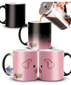 Taza Mágica Gravity Falls Mabel Pato Chancho Modelo 04