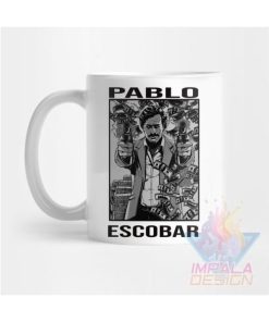 Taza Pablo Escobar Patrón Mal Narcos Plata Plomo Cerámica M9