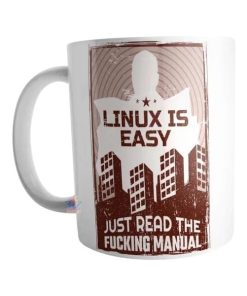 Taza Linux Gnu Logo Nucleo Sistema Operativo Pinguino Mod01