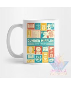 Taza The Office Serie Dunder Mifflin Cerámica