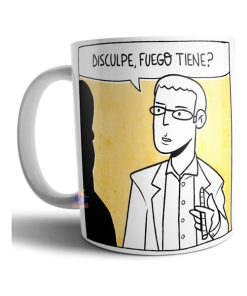 Taza De Cerámica Los Simuladores Disculpe Fuego Tiene Santos