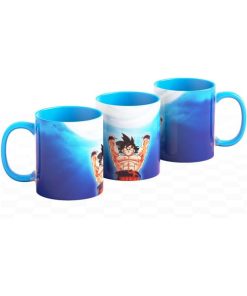 Taza Goku Dragon Ball Genkidama Cerámica Saiyan Anime Dbz