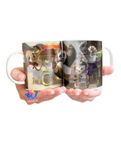 Taza Plástica Kung Fu Panda Po Maestro Película Modelos