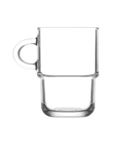 Taza Apilable de Vidrio Cambridge 350 ml