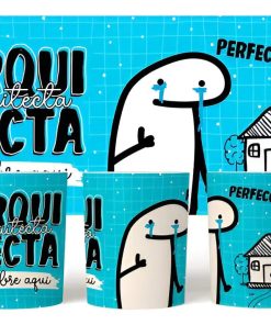 Taza Cerámica Flork Profesiones Trabajo Arquitecta