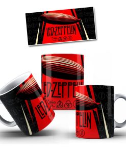 Taza Cerámica Rock Internacional Música Todas Las Bandas Pop Led Zeppelin
