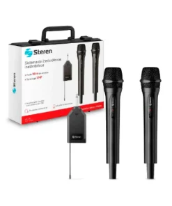 Micrófono Inalámbrico Doble Steren MIC-288 Sonido Claro