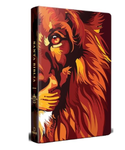 Biblia RVR1960 Nombre de Dios, Tela León de Judá Marron