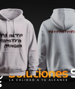 Sudadera blanca personalizada | Comodidad y estilo únicos